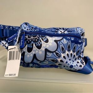 Vera Bradley lighten up Blue Quilted Bag